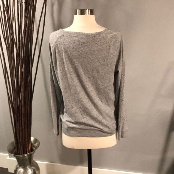 LOFT Gray Knit Top  - Picture 3 of 5